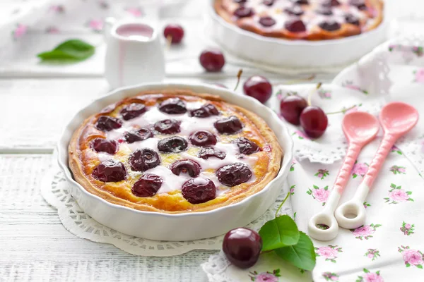 Tarta de cereza — Foto de Stock