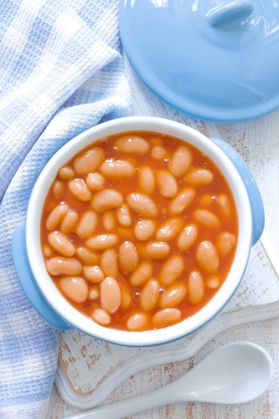 Fagioli in salsa — Foto Stock