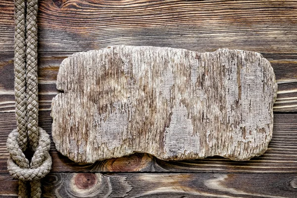 Wood texture with marine knot — Stock Photo, Image