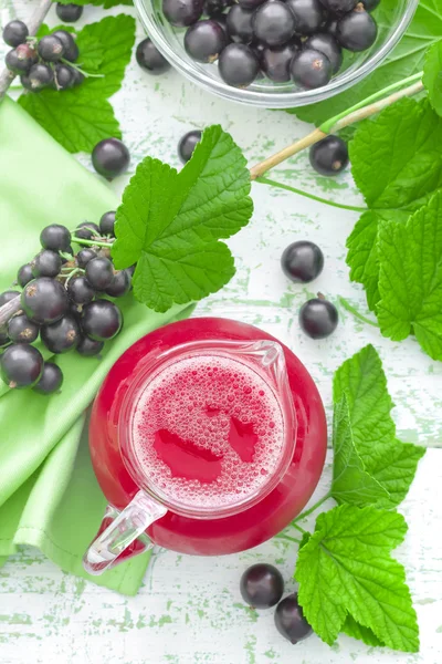 Succo di ribes nero — Foto Stock