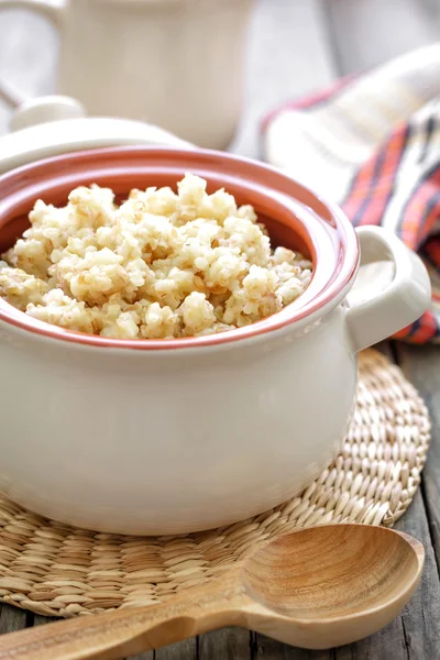 Wheat porridge — Stock Photo, Image