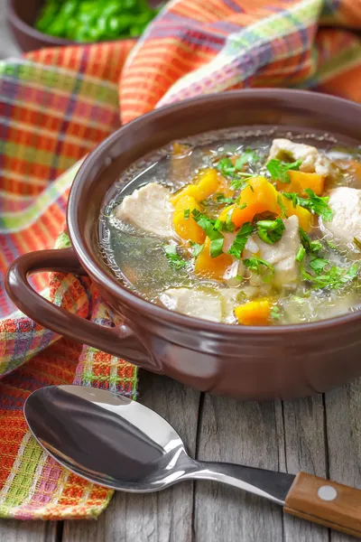 Sopa de carne — Fotografia de Stock