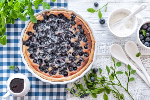 Blueberry cake — Stock Photo, Image