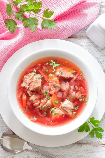 Suikerbieten soep — Stockfoto