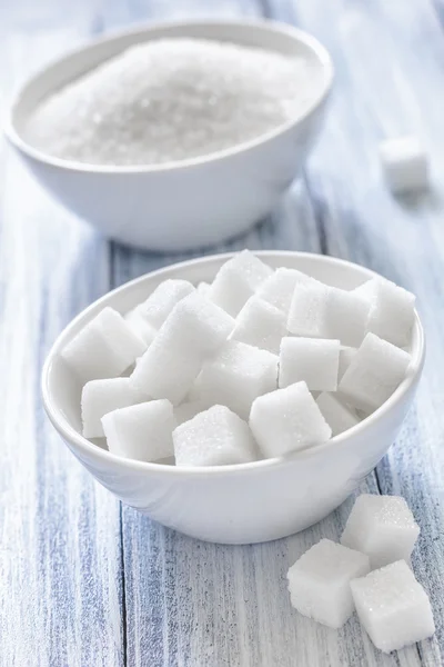 Fehér cukor — Stock Fotó