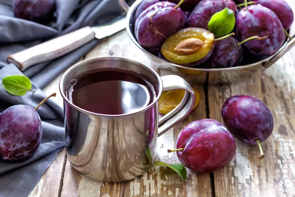 Plum SAP — Stockfoto