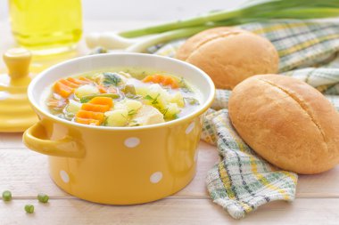 Vegetable soup clipart