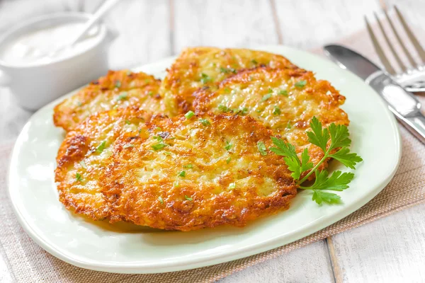 Potato pancakes — Stock Photo, Image