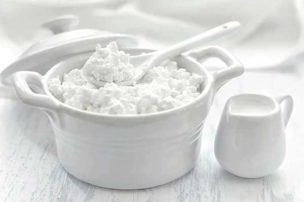 Cottage cheese — Stock Photo, Image