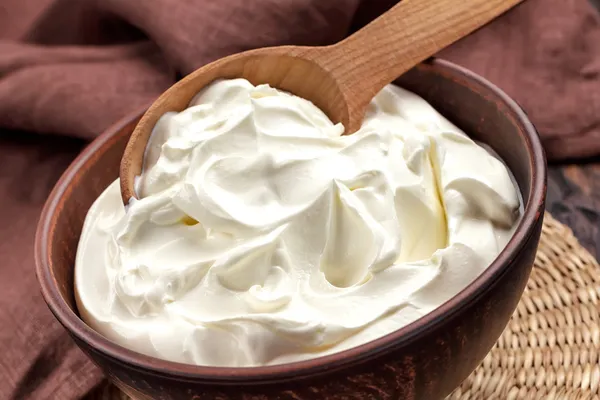 Sour cream — Stock Photo, Image