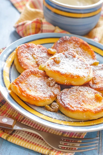 Curd pancakes — Stock Photo, Image