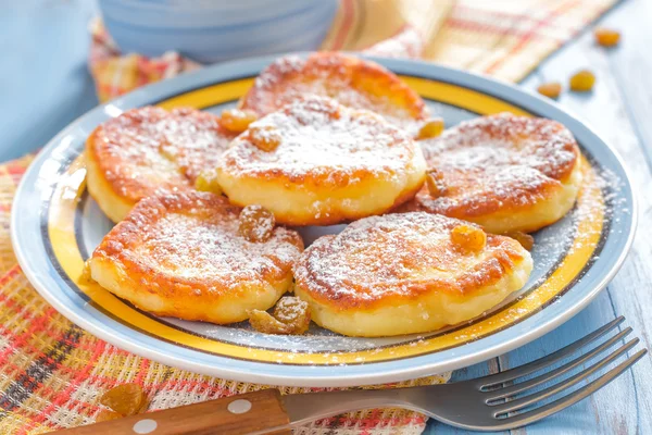 Curd pancakes — Stock Photo, Image
