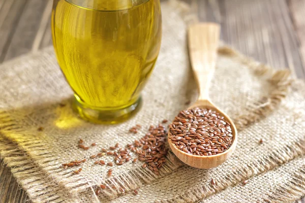 Flax seeds — Stock Photo, Image