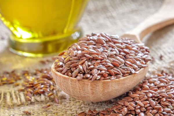 Flax seeds — Stock Photo, Image