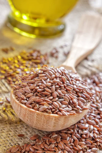 Flax seeds — Stock Photo, Image