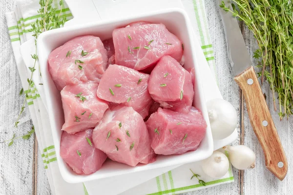 Carne crua — Fotografia de Stock