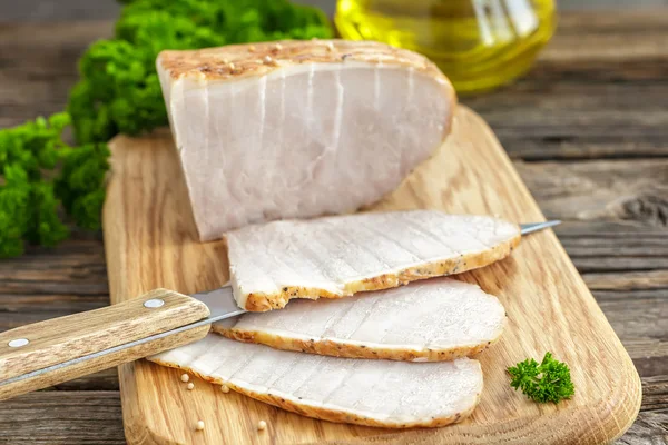Cold baked pork — Stock Photo, Image