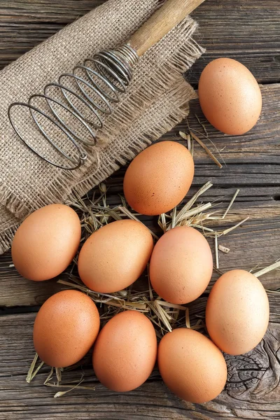 Brown eggs — Stock Photo, Image