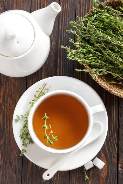 Herbata z macierzanką — Zdjęcie stockowe