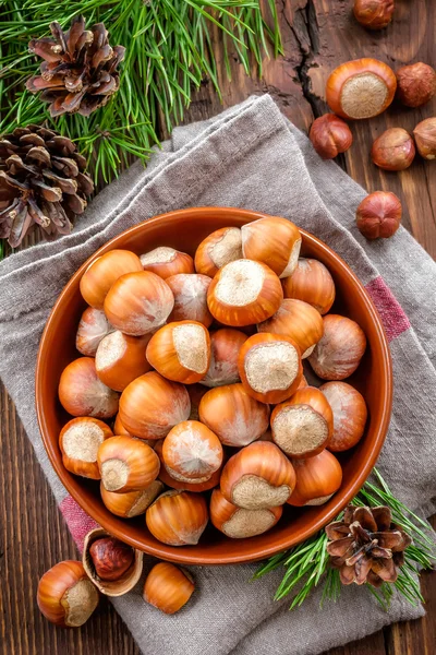 Hazelnuts — Stock fotografie