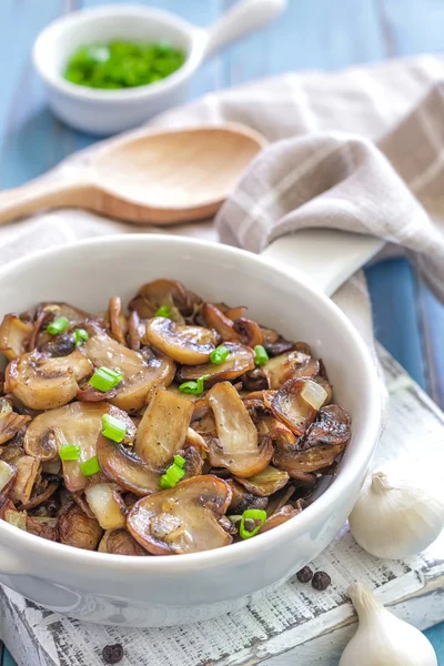 Fried mushrooms — Stock Photo, Image