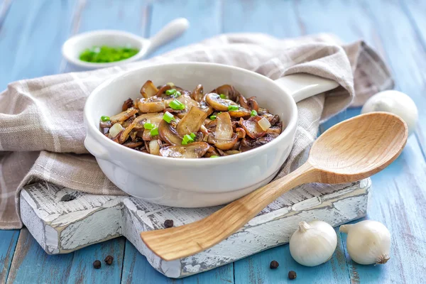 Fried mushrooms — Stock Photo, Image