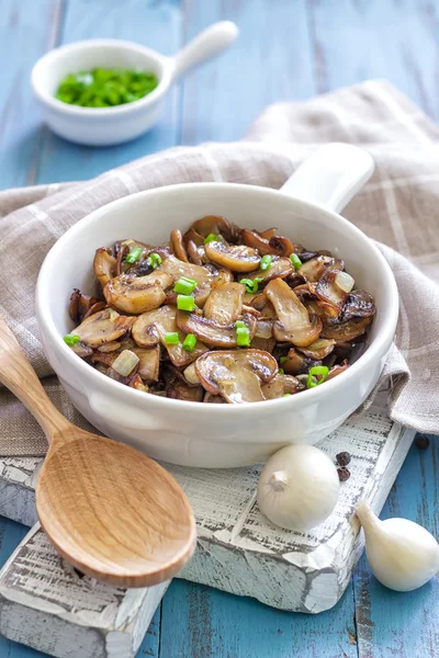 Gebratene Champignons — Stockfoto