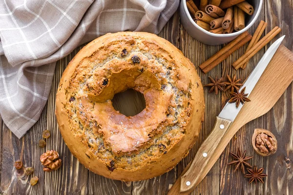 Bolo de frutas — Fotografia de Stock