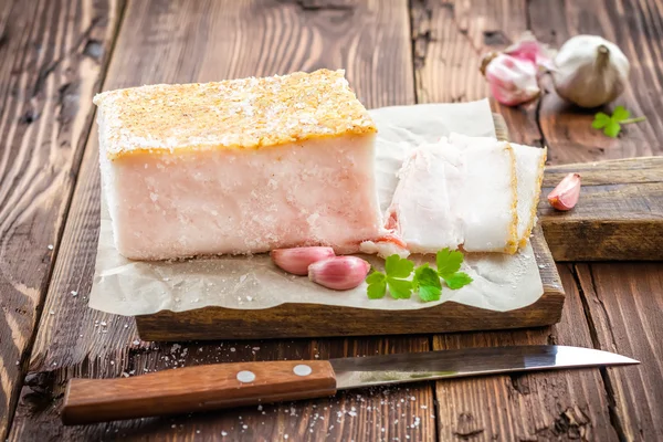 Fresh lard — Stock Photo, Image