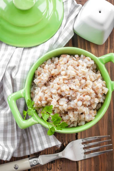 Porridge di grano saraceno — Foto Stock