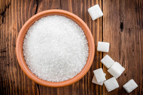 Zucchero bianco — Foto Stock