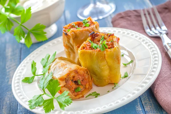 Stuffed peppers — Stock Photo, Image