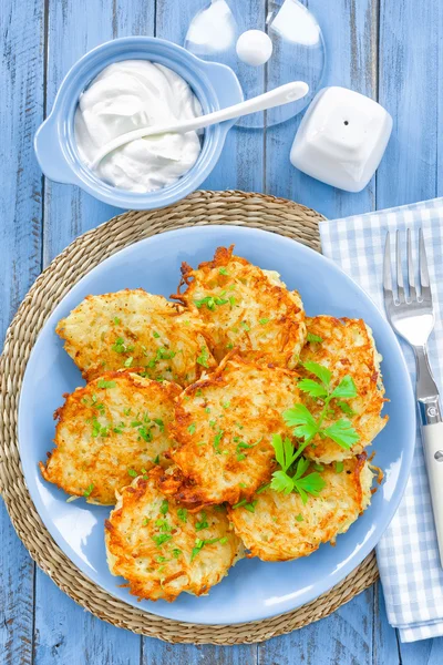 Potato pancakes — Stock Photo, Image