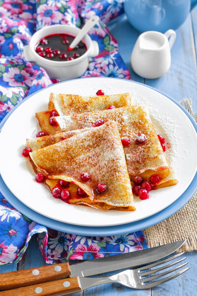 Shrove Tuesday pancakes Stock Picture