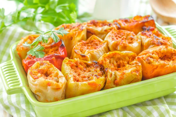 Gefüllte Paprika — Stockfoto