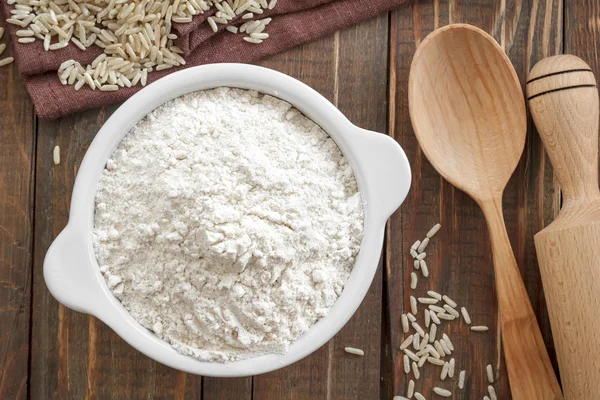 Rice flour — Stock Photo, Image