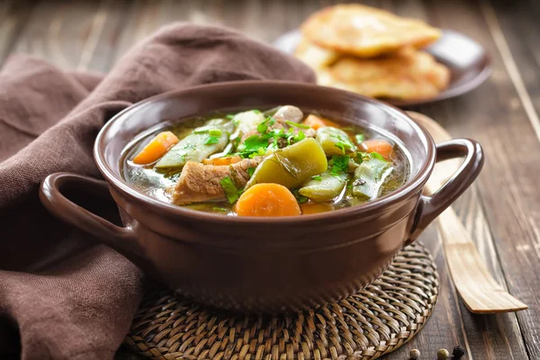 Sopa de feijão — Fotografia de Stock