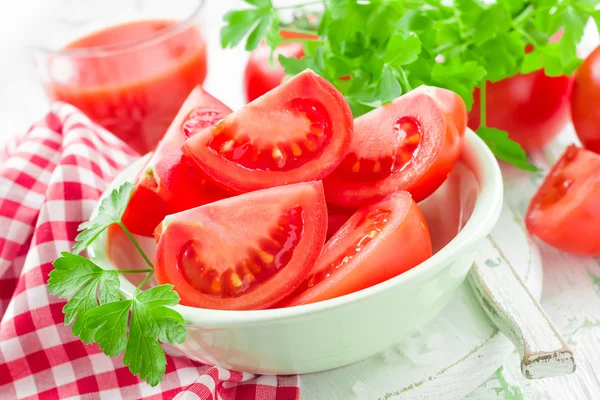 Tomates frescos — Fotografia de Stock