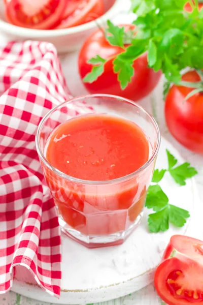 Sumo de tomate — Fotografia de Stock