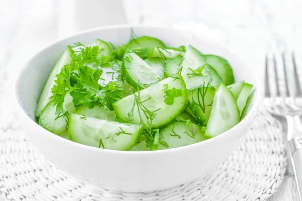 Салат з огірків — стокове фото