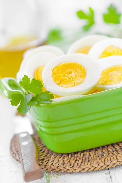 Boiled eggs — Stock Photo, Image