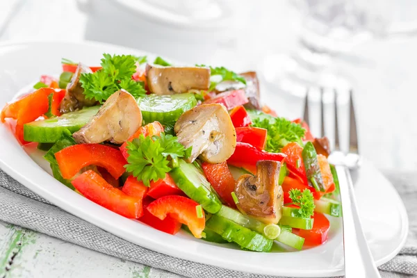 Mushroom salad — Stock Photo, Image