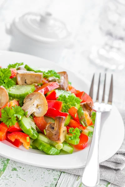 Salada de cogumelos — Fotografia de Stock