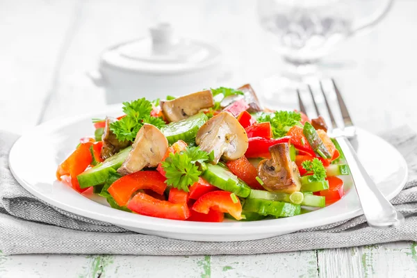 Champignonsalade — Stockfoto