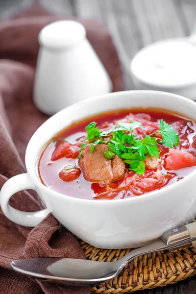 Supa borscht — Fotografie, imagine de stoc