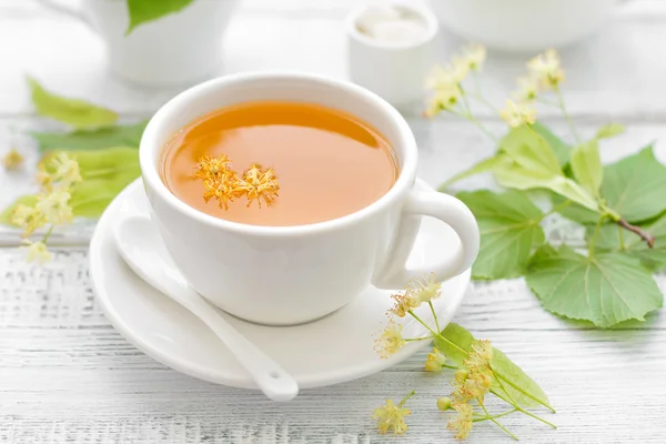 Linden tea — Stock Photo, Image