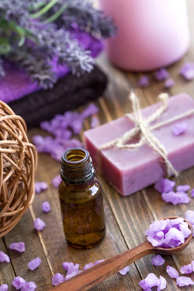 Lavendel spa — Stockfoto