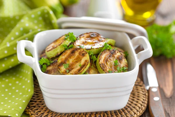 Fried zucchini — Stock Photo, Image