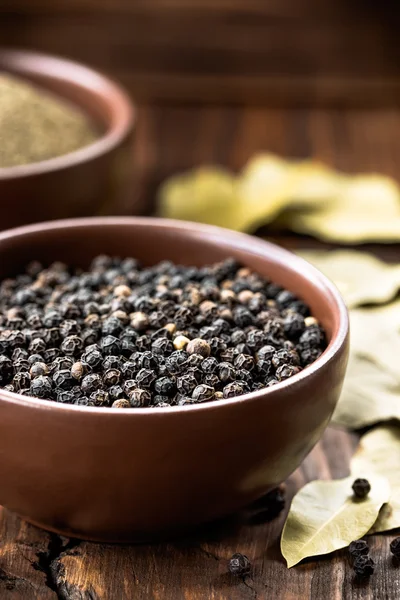 Black pepper — Stock Photo, Image