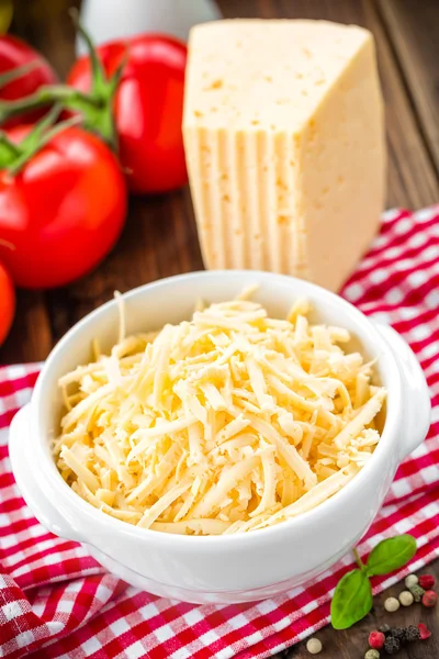 Grated cheese — Stock Photo, Image